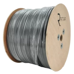 RITAR B305-RG59CU + 2x0.5mm CU, 0,81 мм.CU, 64x0.12m CCA Кабель коаксіальний з живленням 305 м