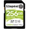 Kingston 256GB SDXC Canvas Select Plus 100R C10 UHS-I U3 V30 Модуль флеш-пам'яті