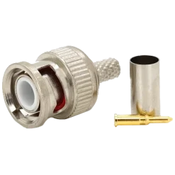 BNC-M - RG-58 crip + желтый наконечник Q100/2500 Роз'єм