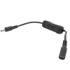 DC-F => DC-M (D 5,5x2,5мм) Black Подовжувач живлення з вимикачем