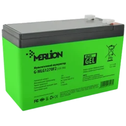 MERLION G-MLG1270F2 7A•ч 12В мультигель Свинцево-кислотна акумуляторна батарея