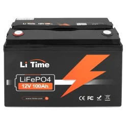 Li-TIME 12.8В 100А•ч 100А Літієва акумуляторна батарея