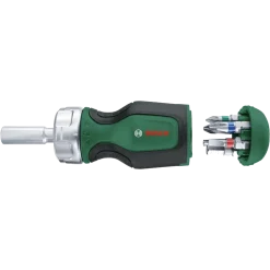 Bosch Stubby (1600A027PK) с трещоткой + 6 бит Викрутка