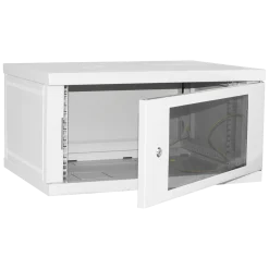 IPCOM СН-4U-060х035-ДС-7035 (RAL7035) Шафа телекомунікаційна скло