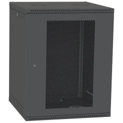 IPCOM СН-15U 600х450 перфорация RAL9005 Шафа серверна