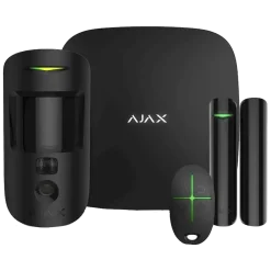 Ajax StarterKit Cam HDR (8EU) UA black Комплект охоронної сигналізації