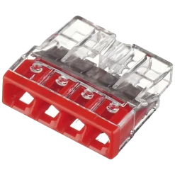 Wago 2273-204 4-провода 0,5-2,5мм2 (без пасты) Клема