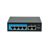 Хмарно керований 6-ти портовий PoE комутатор SEVEN PS204D