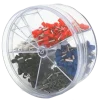 IWISS E-400 (Е0508- 50 шт, Е7508-100шт, Е1008-100шт, Е1508-100 шт, Е2508-50 шт) Набір клем/наконечників 400шт