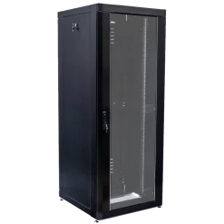 19" 18U, 610 х 675 мм Шафа чорна