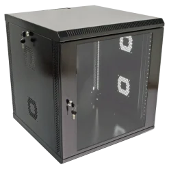 19"12U, 600х600х640 мм Шафа акрилове скло чорна