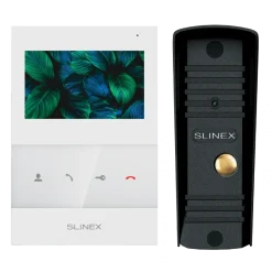 Slinex SQ-04 White + ML-16HR (чорний) Комплект відеодомофону