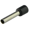 E6-12 чорний (100шт) Наконечник втулковий з ізоляцією