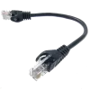 5е UTP RJ45 0.25м Патч-корд литий чорний
