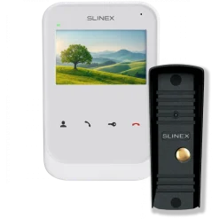 Slinex SK-04 + ML-16HR black Комплект відеодомофон + панель виклику