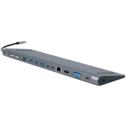 Cablexpert A-CM-COMBO9-01 USB-C 9-в-1 Док станція