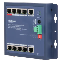 Dahua DH-CHS4110-8ET-90-F PoE Комутатор 8 портів керований