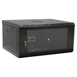 19" 4U 600x400x284мм акрилове скло, чорна Шафа