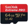 SanDisk microSD 64GB C10 UHS-I U3 Extreme Pro V30 + SD Карта пам'яті