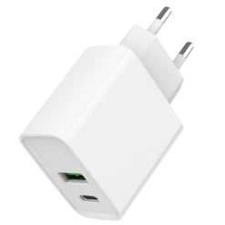 Gembird TA-UC-PDQC20-01-W 1 USB-A + 1 Type-C (PD20Вт + QC3.0 18Вт) Мережевий зарядний пристрій