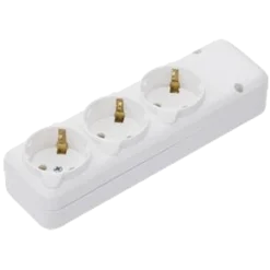 UEA Колодка 3 гнізда із заземленням