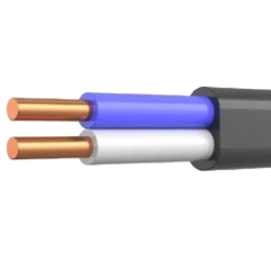 ВВГ нг LS П 2х1,5 чорний (Україна) (100м) Кабель