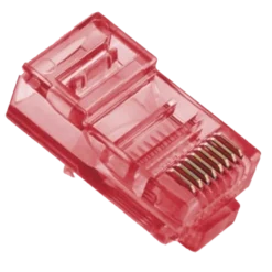 Ritar RJ-45 8P8C UTP Cat-5 Q100 Red Конектор (100 шт/уп.)