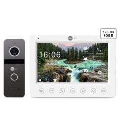 Комплект відеодомофону NeoLight KAPPA+ HD та панель виклику SOLO Graphite