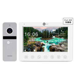 Комплект відеодомофону NeoLight KAPPA+ HD та панель виклику SOLO Silver