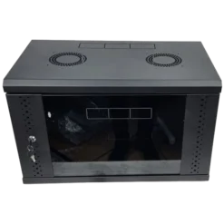 EServer 6U Шафа скло чорне