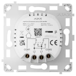 Ajax LightCore (Crossover) vertical реле бездротовий сенсорний перехресний Вимикач світла