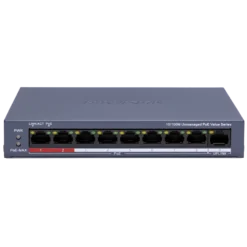 Hikvision DS-3E0109P-E/M(C) POE Комутатор 9 портів некерований