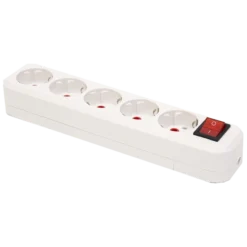 UEA колодка 5 гнізд з заземленням